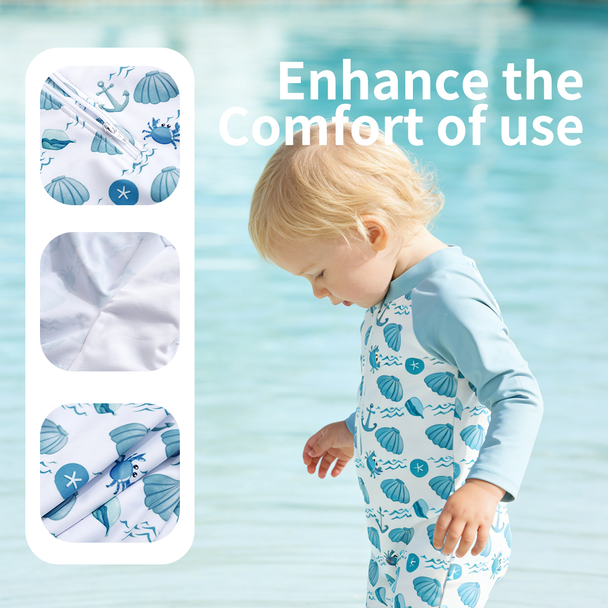 Elinfant Baby One Piece Swimsu - Baby Swimwear Uv reseña y precio