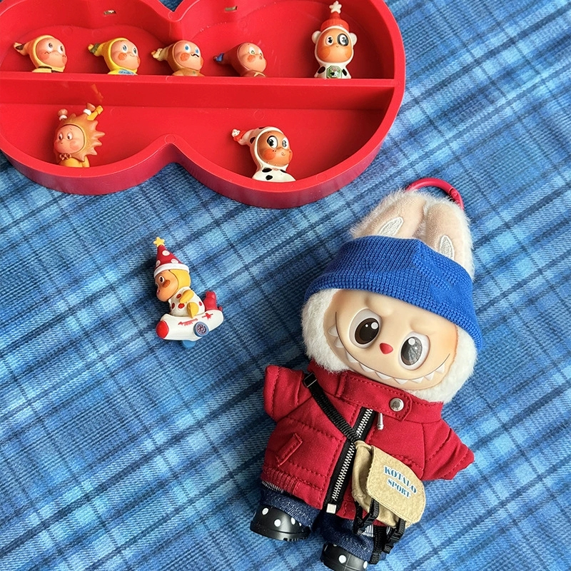 For 15 17cm Labubu Doll Winter - Baby Clothing Unisex reseña y precio