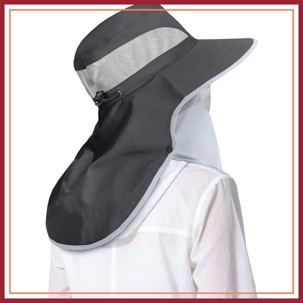 Men&Women Wide Brim Fishing Po - Sun Hat Wide Brim reseña y precio