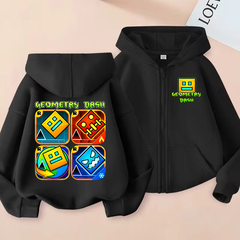 Funny Zip Up Sweatshirts Geome - Baby Clothing Zip reseña y precio